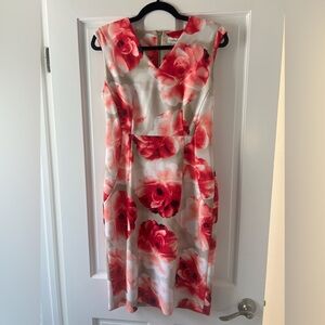 Calvin Klein Floral Sheath Dress